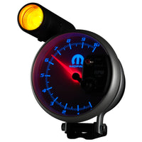 Thumbnail for Autometer Mopar 5in / 10k RPM / Pedestal Mount White Tachometer w/ Shift Light