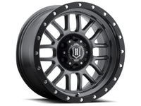 Thumbnail for ICON Alpha 17x8.5 6x135 6mm Offset 5in BS 87.1mm Bore Gun Metal Wheel