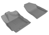 Thumbnail for 3D MAXpider 2017-2020 Hyundai Elantra Kagu 1st Row Floormat - Gray