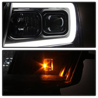 Thumbnail for Spyder 07-14 Chevy Suburban/1500/2500/Tahoe V2 Projector Headlights Blk PRO-YD-CSUB07V2-DRL-BK