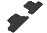 Thumbnail for 3D MAXpider 2007-2013 Mini Cooper Convertible Kagu 2nd Row Floormats - Black