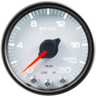 Thumbnail for Autometer Spek-Pro Gauge Pyro. (Egt) 2 1/16in 2000f Stepper Motor W/Peak & Warn Wht/Blk