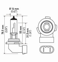 Thumbnail for Hella Bulb H10/9145 12V 45W Py20D T4 (2)