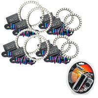Thumbnail for Oracle Vector Jeep Wrangler JK Grille Halo Kit - ColorSHIFT SEE WARRANTY