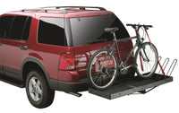 Thumbnail for Lund Universal Cargo Bike Attachment 20x60 Non-Folding Steel Carrier - Black
