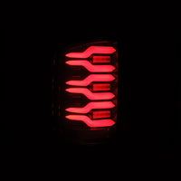 Thumbnail for AlphaRex 14-18 Chevy Silverado 1500 Luxx-Series LED Tail Lights Black/Red w/Activ Light/Seq Signal
