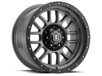Thumbnail for ICON Alpha 17x8.5 6x5.5 0mm Offset 4.75in BS 106.1mm Bore Titanium Wheel
