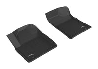 Thumbnail for 3D MAXpider 2017-2020 Nissan Armada Kagu 1st Row Floormat - Black