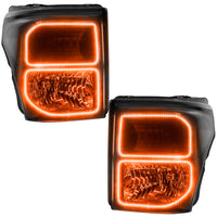 Thumbnail for Oracle Ford F250/350 11-16 Halo Kit (Square Ring Design) - ColorSHIFT w/ BC1 Controller SEE WARRANTY