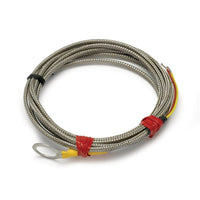 Thumbnail for Autometer Thermocouple Type K Spark Plug Mount Open Tip 6ft Replacement