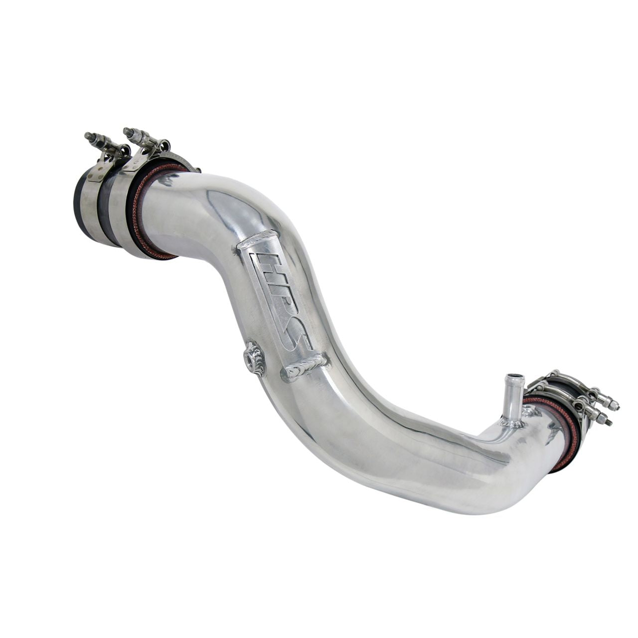 HPS Polish Intercooler Hot Charge Pipe Turbo Boost 16-17 Lexus IS200t 2.0L Turbo