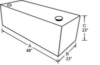 Thumbnail for Tradesman Steel Rectangular Liquid Storage Tank (Full Size) - White