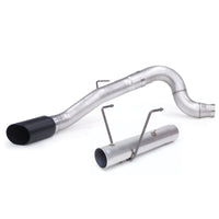 Thumbnail for Banks Power 13-18 Dodge RAM Monster Exhaust 5.0in. Single 6.7L CCLB w/ SideKick S/S Black Tip