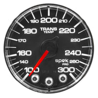 Thumbnail for Autometer Spek-Pro Gauge Water Temp 2 1/16in 300f Stepper Motor W/Peak & Warn Blk/Chrm