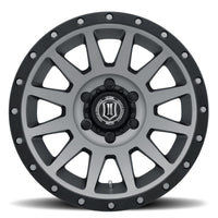 Thumbnail for ICON Compression 18x9 5x5 -12mm Offset 4.5in BS Titanium Wheel