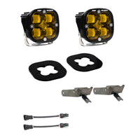 Thumbnail for Baja Designs 11-16 Ford Super Duty Fog Pocket Kit - Amber