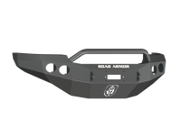 Thumbnail for Road Armor 11-14 GMC 2500 Stealth Front Winch Bumper w/Pre-Runner Guard - Tex Blk