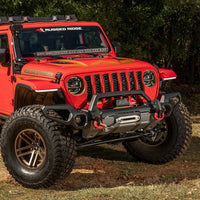 Thumbnail for Rugged Ridge Venator Front Bumper Overrider 18-19 JL