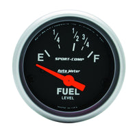 Thumbnail for Autometer Sport Comp 52mm 16-158 Ohms Electronic Fuel Level Gauge