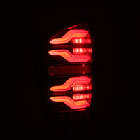 Thumbnail for AlphaRex 16-21 Toyota Tacoma LUXX LED Taillights Alpha Blk w/Activ Light/Seq Signal