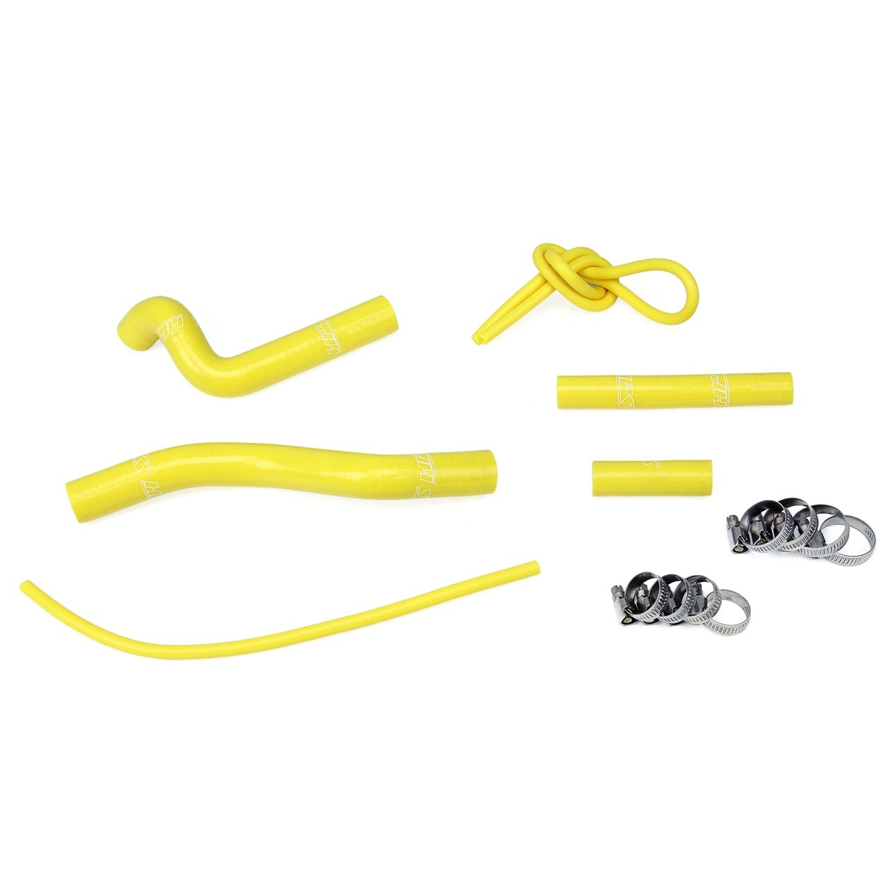 HPS Yellow Reinforced Silicone Radiator Hose Kit for Suzuki 01-08 RM125 2 Stroke
