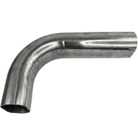 Thumbnail for Granatelli 3in Oval Stainless Steel Vertical Radius 90 Deg bend 4.5in Bend Radius Tubing