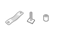 Thumbnail for Thule Adapter Kit - Mounts 517/518/594 Bike Racks to Xsporter/Rapid Aero Load Bars - Black