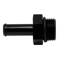 Thumbnail for DeatschWerks 8AN ORB Male to 3/8in Male Barb Fitting (Incl O-Ring) - Anodized Matte Black