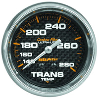 Thumbnail for Autometer Ultra-Lite Carbon Fiber 2-5/8in Transmission Temp 140-280 Deg F