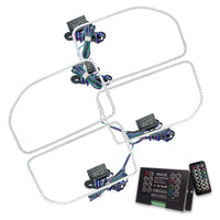 Thumbnail for Oracle Ford F250/350 11-16 Halo Kit (Square Ring Design) - ColorSHIFT w/ 2.0 Controller SEE WARRANTY