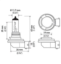 Thumbnail for Hella Bulb H11 12V 55W Pgj192 T4
