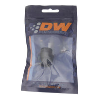Thumbnail for DeatschWerks 8AN ORB to S387 Pre-Filter Sock Adapter - Anodized Matte Black