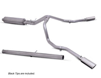 Thumbnail for Gibson 20-21 Chevy Silverado 2500HD 6.6L 2.5in Cat-Back Dual Extreme Exhaust - Black Elite