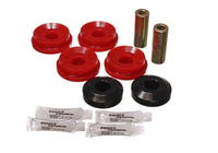 Thumbnail for Energy Suspension 95-98 Nissan 240SX (S14) / 89-94 240SX (S13) / 90-96 300ZX Red Front Strut Rod Bus