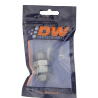 Thumbnail for DeatschWerks 8AN ORB Male to 10AN ORB Male Swivel Adapter - Anodized DW Titanium