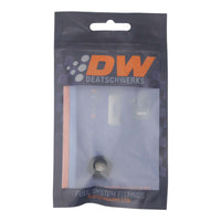 Thumbnail for DeatschWerks 6AN ORB Male Plug Fitting with 1/8in NPT Gauge Port - Anodized Matte Black