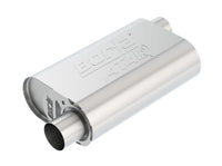 Thumbnail for Borla CrateMuffler Small Block Chevrolet ATAK 2.5in Offset/Offset 14inx4.35inx9in Muffler