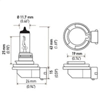 Thumbnail for Hella Optilux H8 12V/35W XB Xenon White Bulb (pair)