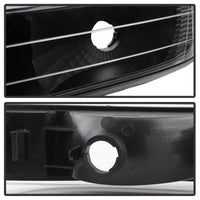 Thumbnail for Xtune Chevy TahOE 00-06 Amber Crystal Headlights w/ Bumper Lights Black HD-JH-CSIL99-SET-AM-BK