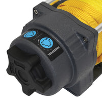 Thumbnail for Superwinch 3500 LBS 12V DC 7/32in x 32ft Synthetic Rope Terra 3500SR Winch - Gray Wrinkle