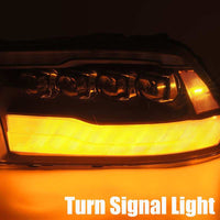 Thumbnail for AlphaRex 09-18 Dodge Ram 1500HD NOVA LED Projector Headlights Plank Style Design Alpha Black w/DRL