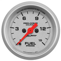 Thumbnail for Autometer Marine 2-1/16in 15 PSI Digital Stepper Motor Fuel Pressure Gauge