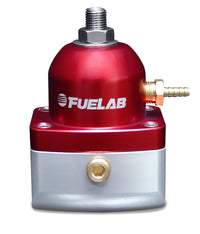 Thumbnail for Fuelab 515 TBI Adjustable FPR 10-25 PSI (2) -10AN In (1) -6AN Return - Red