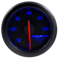 Thumbnail for Autometer Airdrive 2-1/6in Boost Gauge 0-60 PSI - Black