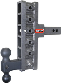 Thumbnail for Gen-Y Mega Duty 2in Shank 7.5in Offset Drop 1.5K TW 10K Hitch w/GH-031 Dual-Ball