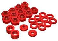 Thumbnail for Energy Suspension Cj-8 Scrambler Body Mount - Red