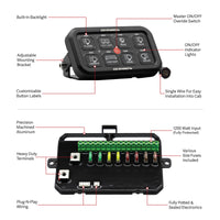 Thumbnail for Go Rhino Xplor 8 Channel Switch Controller - Blk