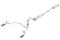 Thumbnail for Borla 15-17 F-150 2.7/3.5L V6 EcoBoost / 5.0L V8 Black Chrome Cat-Back Touring Exhaust