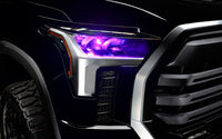 Thumbnail for Oracle 2022+ Toyota Tundra ColorSHIFT RGB Demon Eye Headlight Upgrade Kit SEE WARRANTY