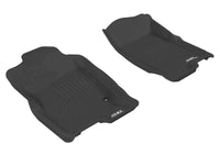 Thumbnail for 3D MAXpider 2006-2010 Ford Explorer Kagu 1st Row Floormat - Black